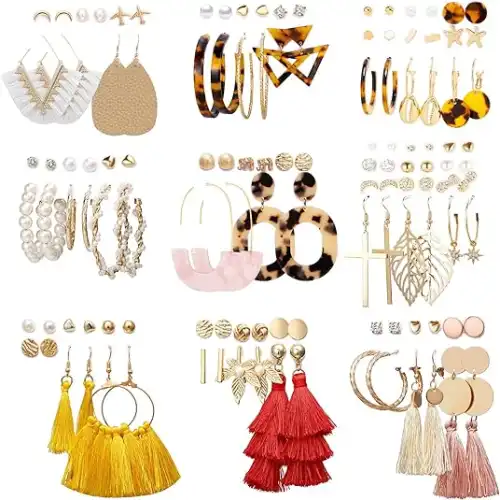 Earrings Set for Women Girls